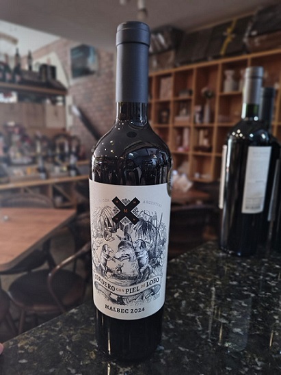 Vinho Tinto Argentino Cordero Con Piel de Lobo Malbec 750ml - Imagem 2