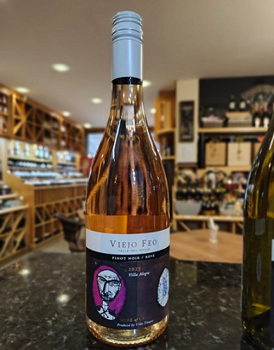 Vinho Rosé Chileno Pinot Noir Viejo Feo 750ml - Imagem 2