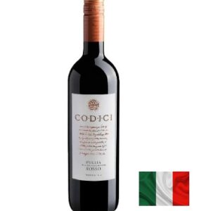 Vinho Italiano Rosso Puglia Codici 750ml