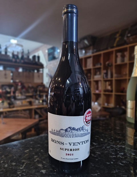 Vinho Tinto Bons Ventos Superior 2021 750ml - Imagem 2