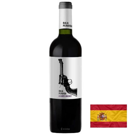 Vinho Bala Perdida Alicante Bouschet 750ml