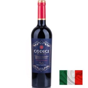 Vinho Tinto Italiano Codici Masserie Negroamaro Puglia 750ml