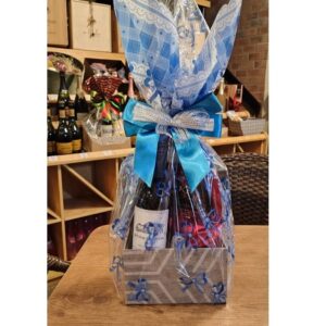 Cesta de café e Vinho personalizada